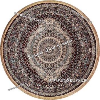 Восточный Ковер Для Гостиной Медальон Дизайн 28751 круг
