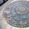 Восточный Ковер Для Гостиной Медальон Дизайн 28752 круг