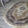 Турецкий овальный ковер в гостиную арт 28768