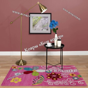 Ковер для детской Турция Дизайн 95 Розовый