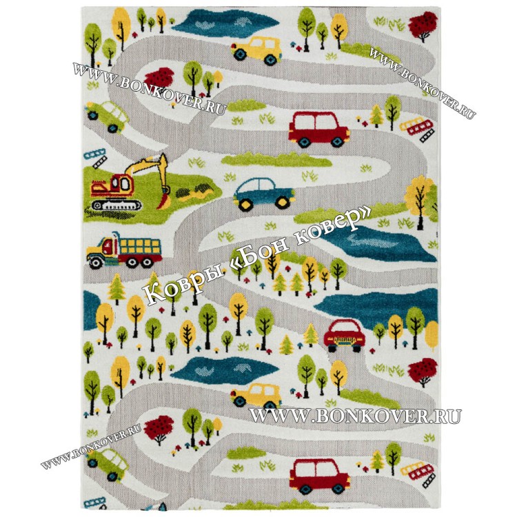 Ковер для детской Турция Дизайн 108 Дороги