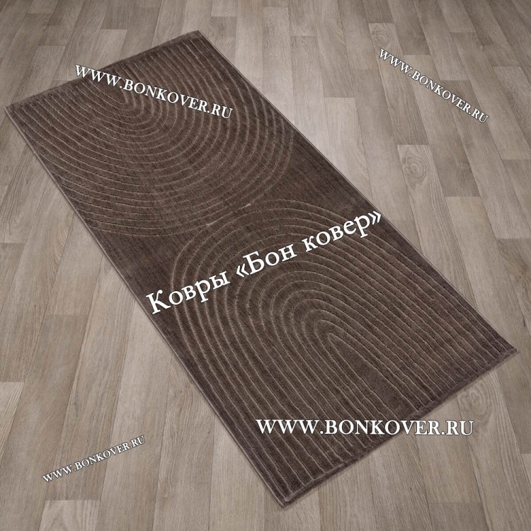 Современный Турецкий Ковер Дизайн 79 коричневый