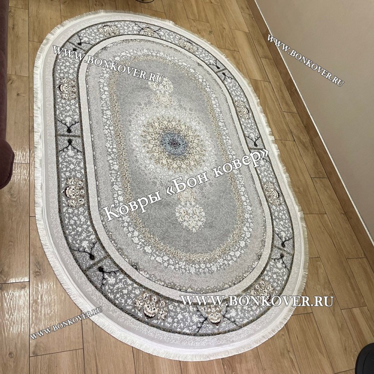Ковер С Восточным Узором Арт 29670 Турция New Овальный