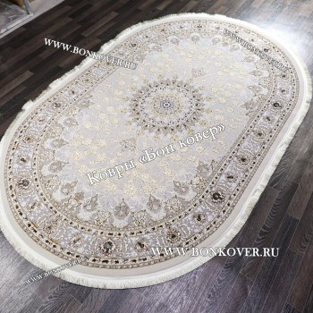Персидский Ковер Для Гостиной Дизайн 29694 New NN Овал