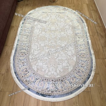 Персидский Ковер Для Гостиной Дизайн 29686 New NN Овал