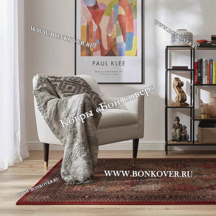 Шерстяной ковер для гостиной дизайн 04