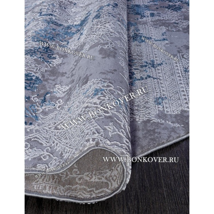 Турецкий Ковер Для Гостиной Дизайн 20 Синий Круг