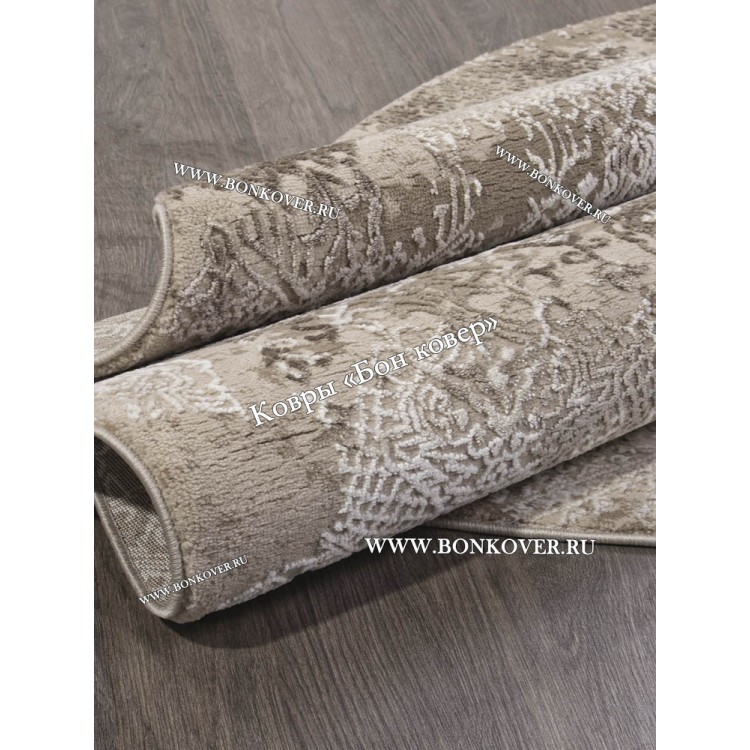 Абстрактный ковер дизайн 78 коричневый Круг