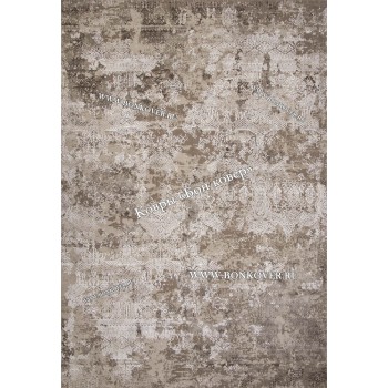 Абстрактный ковер дизайн 78 коричневый