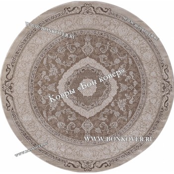 Классический ковер дизайн 82 Бежево-коричневый