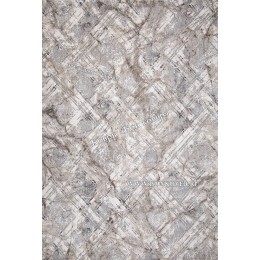 Абстрактный ковер дизайн 95 Коричневый с серым