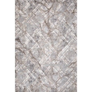 Абстрактный ковер дизайн 95 Коричневый с серым