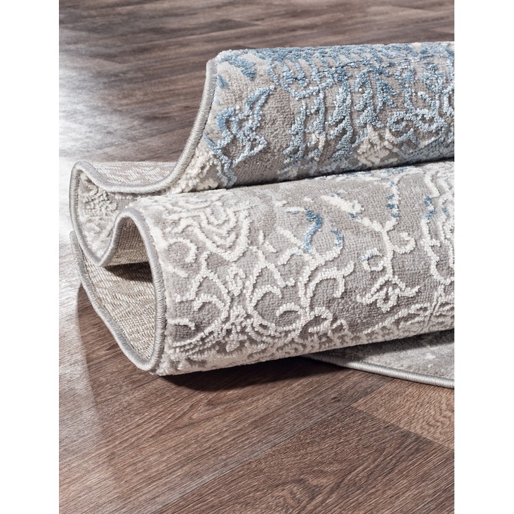 Ковер Armina 03851A BLUE / BLUE Овал