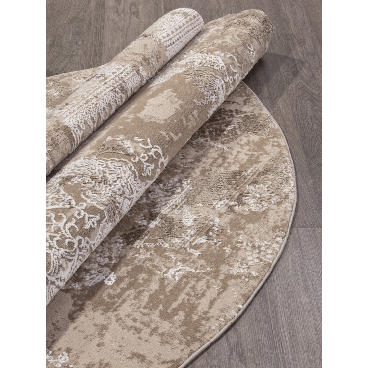 Ковер Armina 03851B BROWN / BROWN Круг