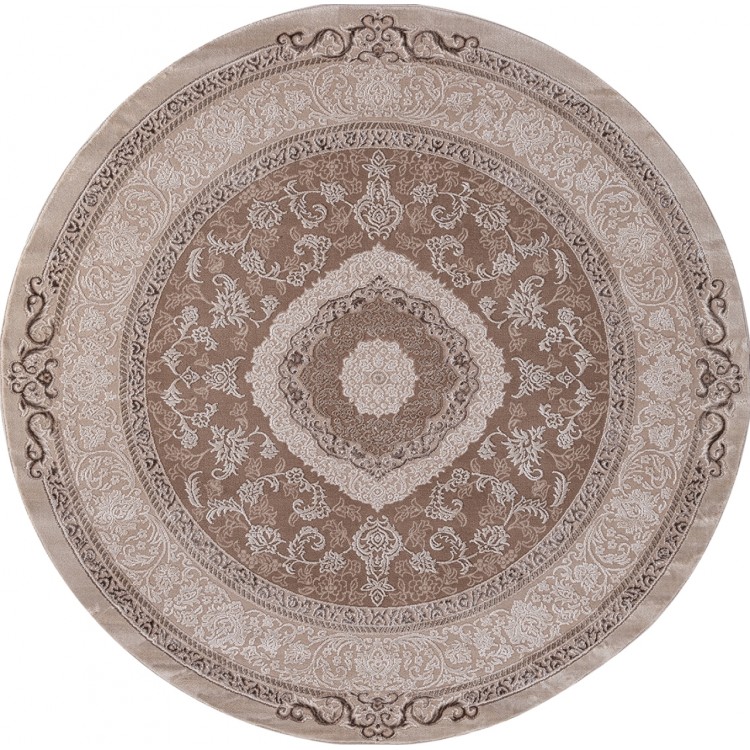 Ковер Armina 03874B BROWN / BROWN Круг