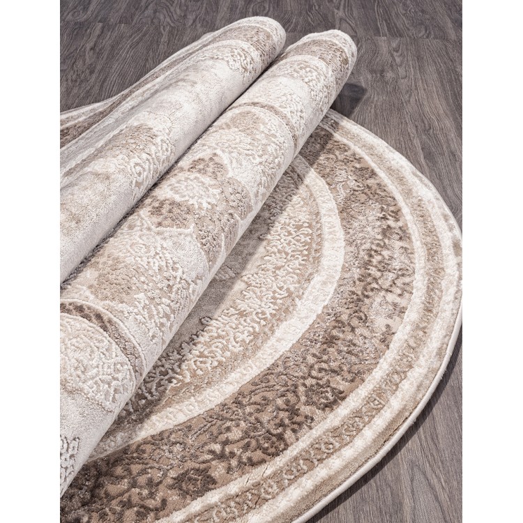Ковер Armina 04037A BROWN / BROWN Овал