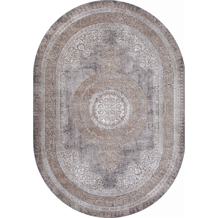 Ковер Armina 04073C GREY / BROWN Овал