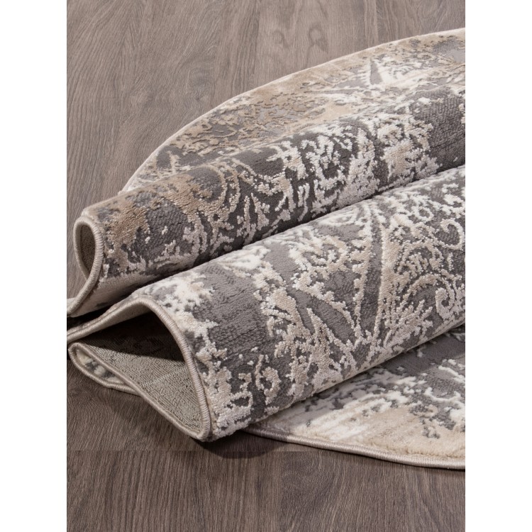 Ковер Armina 04078C GREY / BROWN Овал